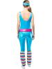 Back View Barbie blue costume