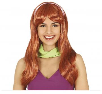 Auburn Wig With Ribbon