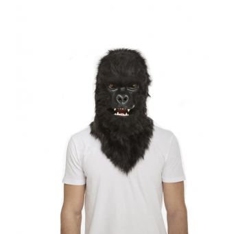 Gorilla Mask With Movable Jaw