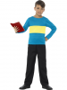 Blue Jumper With Yellow Stripe