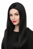 Ladies Long Black Wig