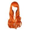 Ladies Long Wavy Ginger Wig