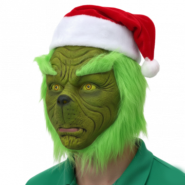 Green Goblin Santa Mask
