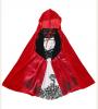 Embroidered Red Riding Girl Costume