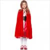 Embroidered Red Riding Girl Costume