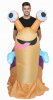 Face Forward view Snail Costume