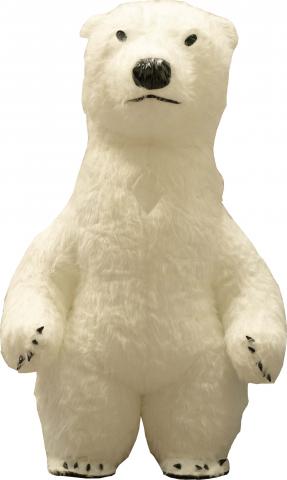 Giant Inflatable Polar Bear Mascot