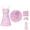 Ladies Malibu Doll Gingham Dress