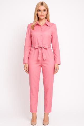 Ladies Malibu Doll Pink Jumpsuit