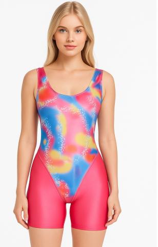 Ladies Malibu Doll Retro Workout Costume