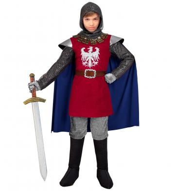 Kids Red Knight Costume