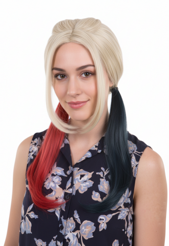 Crazy Jester Girl Wig