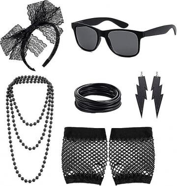 1980's Accessory Set - Black
