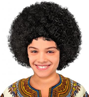 Kids Afro Wig - Black