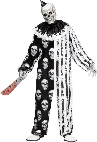 Skele-Klown Costume - Men's