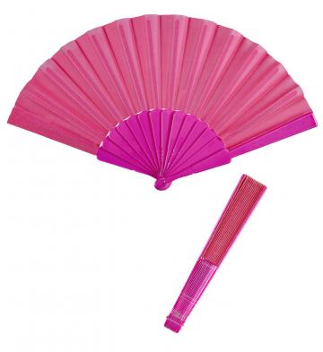 Pink Fabric Fan - 23cm