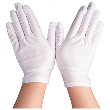 Ladies Short Gloves - White
