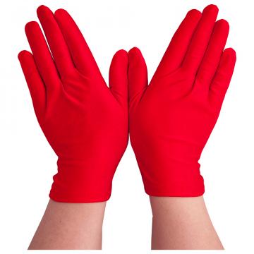 Ladies Short Gloves - Red