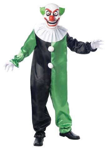Googly Eye Grinning Clown Costume - Tween
