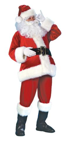 Deluxe Velour Santa Suit