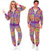 Neon Flower Power Hippie Tracksuit