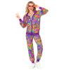 Neon Flower Power Hippie Tracksuit