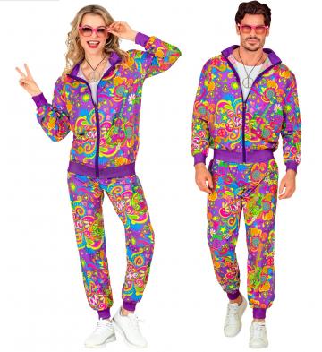 Neon Flower Power Hippie Tracksuit