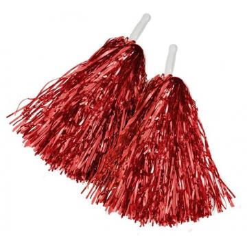Red Pom Poms