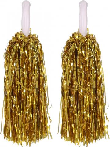 Gold Pom Poms