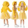 Lion Hooded Dress - Tween