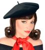Black Beret - 100% Wool