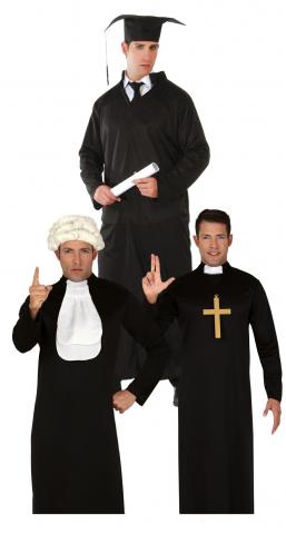 Judge/Graduation/Priest Costume