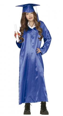 Blue Graduation Robe - Tween