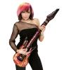 female with flame Rockstar guitar
