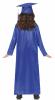 tween Blue Graduation Robe - back