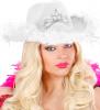 White Tiara Cowgirl Hat look 1