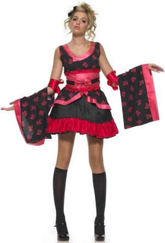 Goth Geisha Costume - Teen