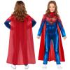 Supergirl Jumpsuit - Tween. Front and back view
