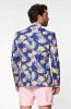 Tropical Flowers Suit - Blue
Back view