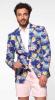 Tropical Flowers Suit - Blue
Front view