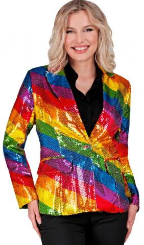 Rainbow Sequin Jacket main image 0