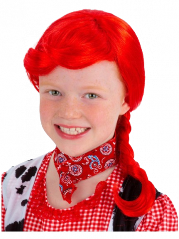 Cowgirl Plait Wig - Red