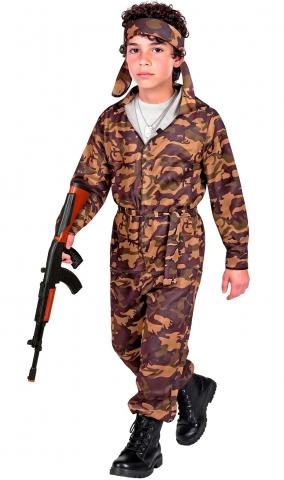 Tween Camo Soldier Costume