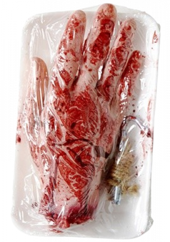 Packaged Bloody Cut-off Hand