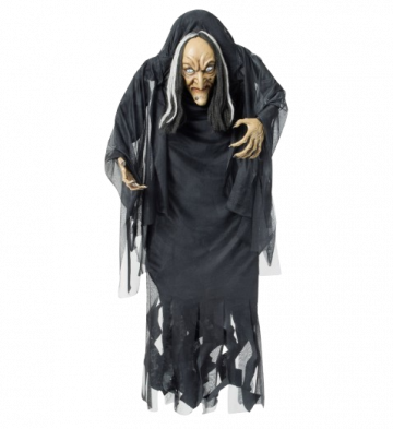 Hunchback Witch Decoration