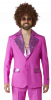 SuitMeister Disco Suit Pink - Front view