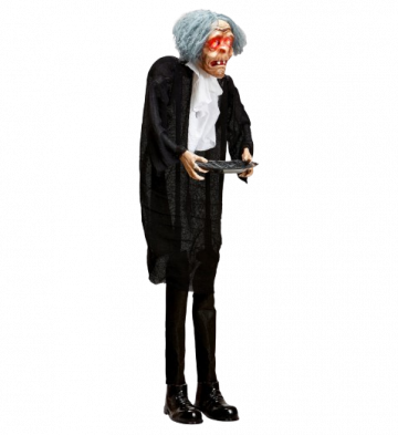 Butler with Tray Decoration