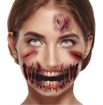 Facial Abrasions - Temporary Tattoos