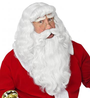 Santa Wig and Beard with Mustache Set