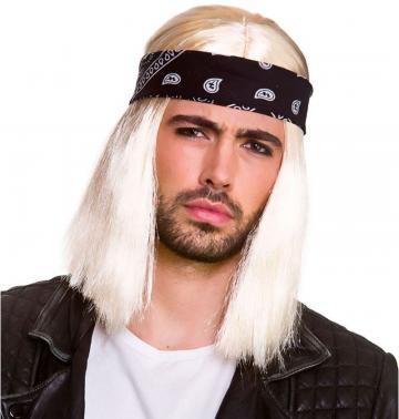 Wig with bandana